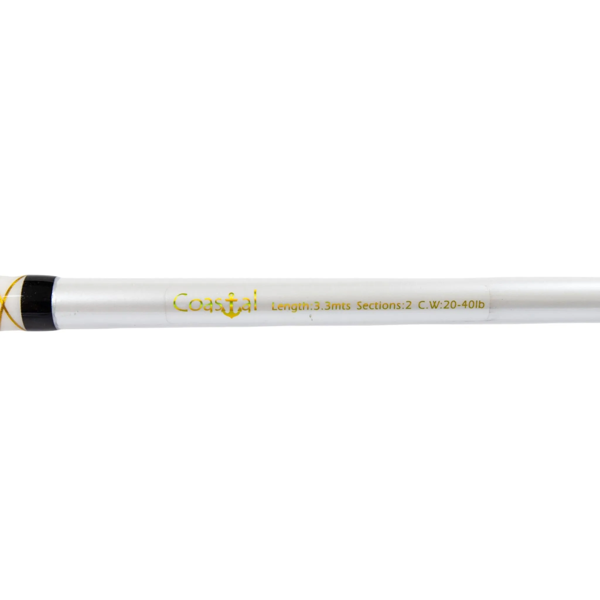 2 Piece 10ft 8inch Surf Rod (White & Gold)