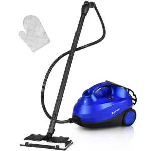 2000W Heavy Duty Multi-purpose Steam Cleaner Mop with Detachable Handheld Unit-Blue