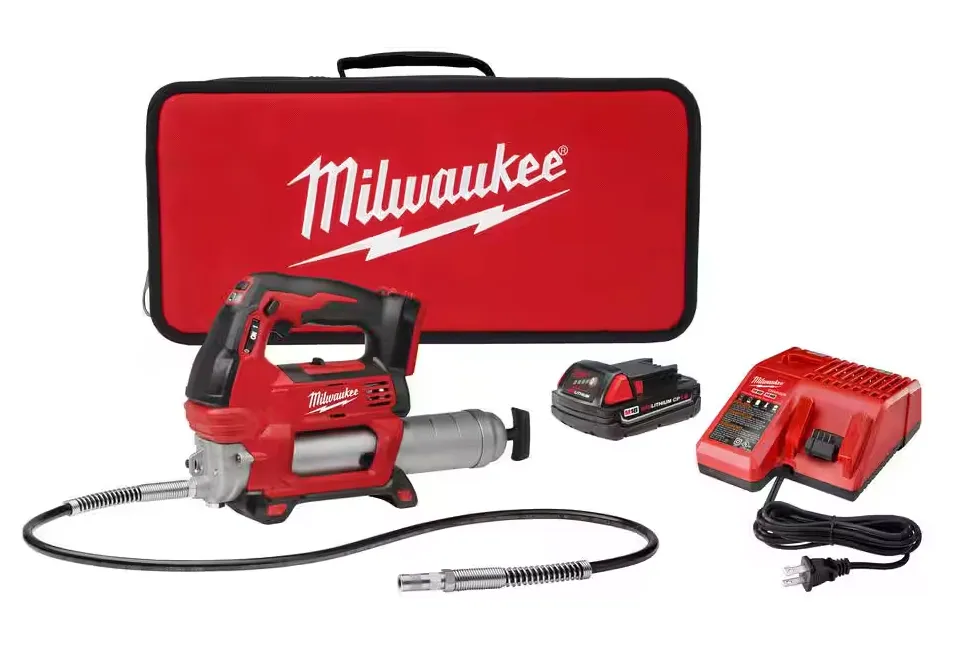 2646-21CT Milwaukee M18 Cordless 2-Speed Grease Gun Kit