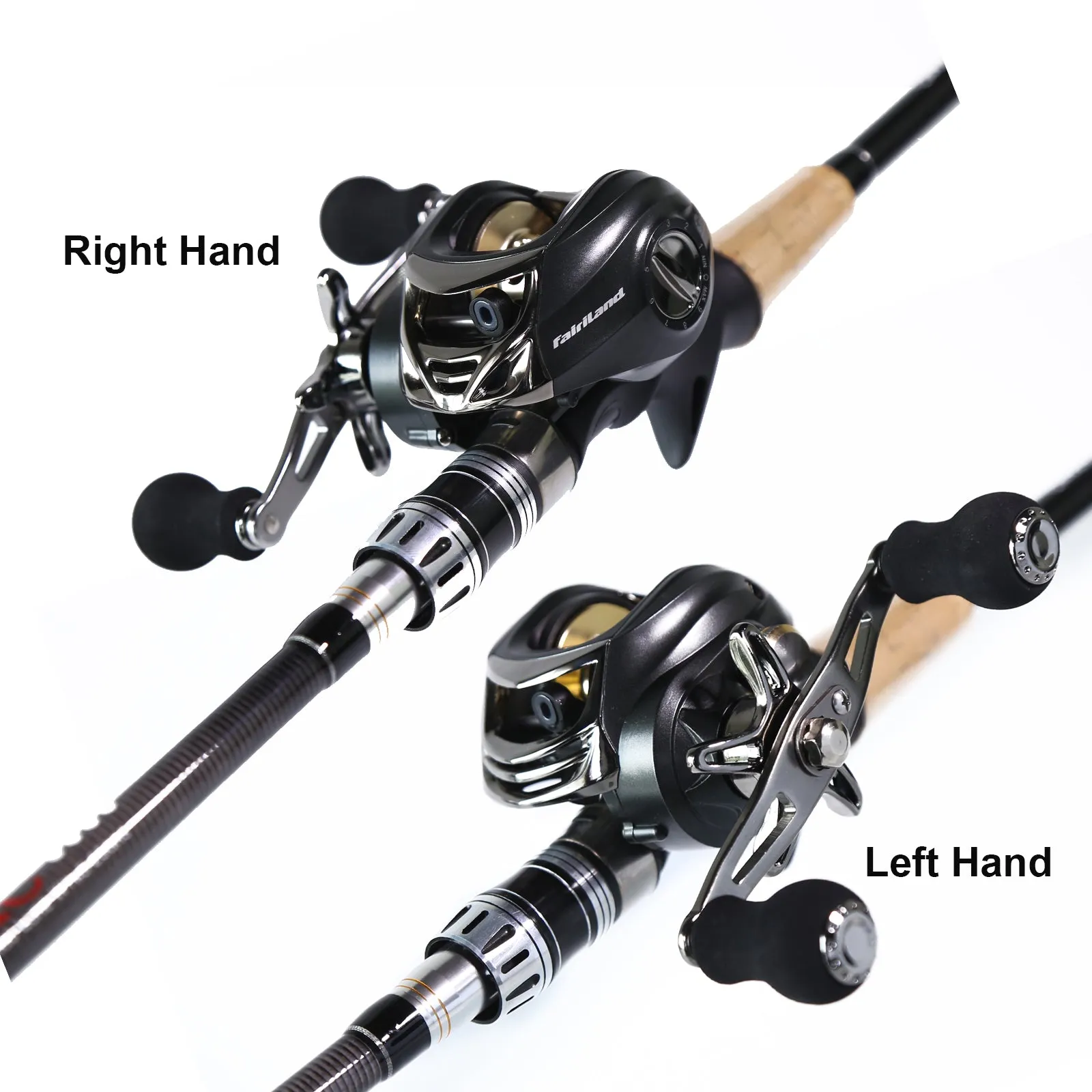 8BB 7.0:1 Baitcaster Reel Low Profile Baitcasting Fishing Reel