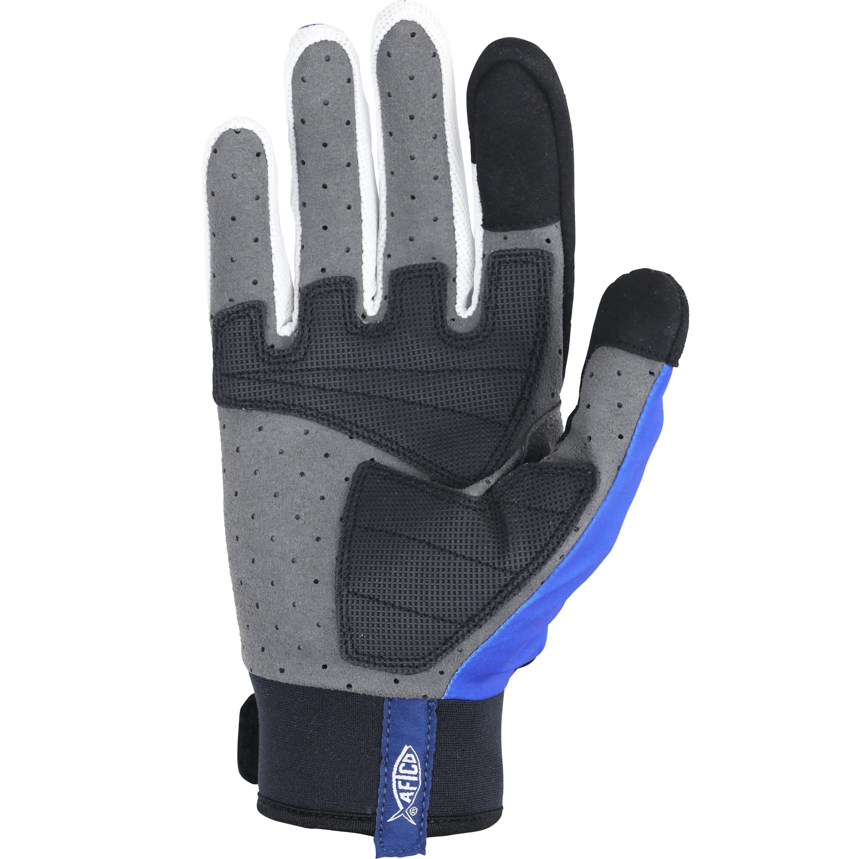 Aftco JigPro Fishing Gloves Blue