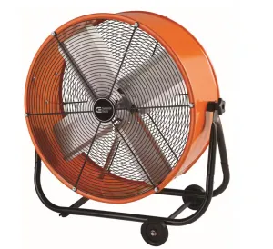 Commercial Electric 24 in. Heavy Duty 2-Speed Direct Drive Tilt Drum Fan