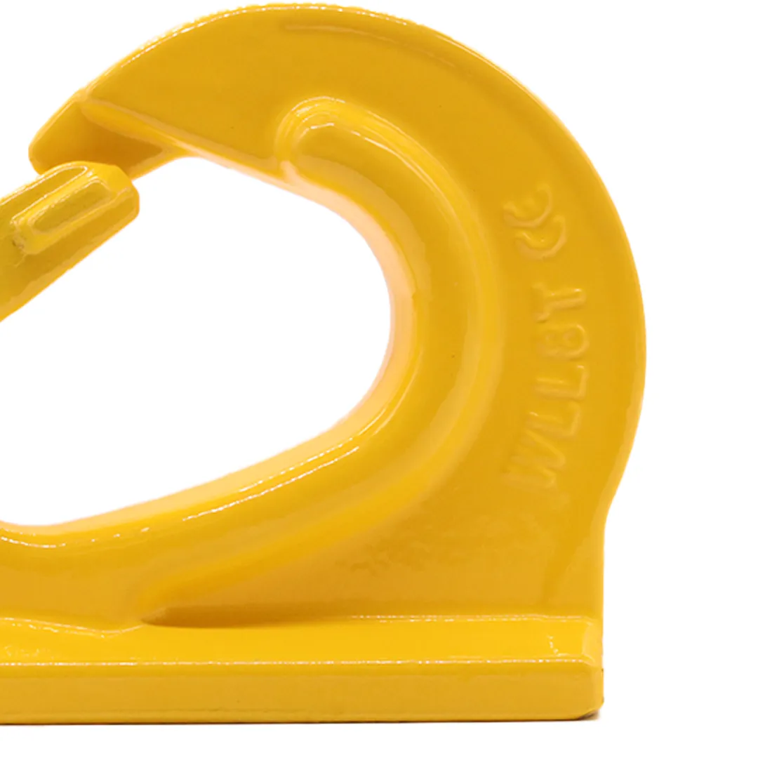 Heavy-Duty 8-Ton Weld-On Anchor Hooks with Safety Latch - G80 Construction