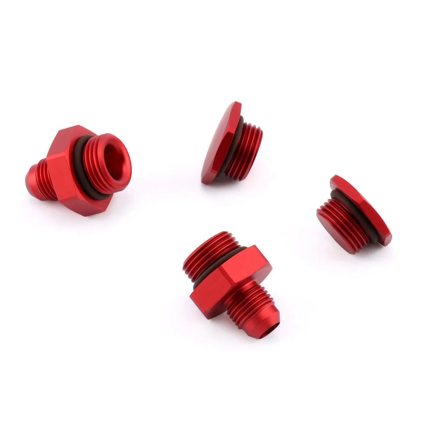 Hybrid Racing K-Series Swap Fuel Rail (K-Swap & Universal) RED - HYB-FRL-01-03