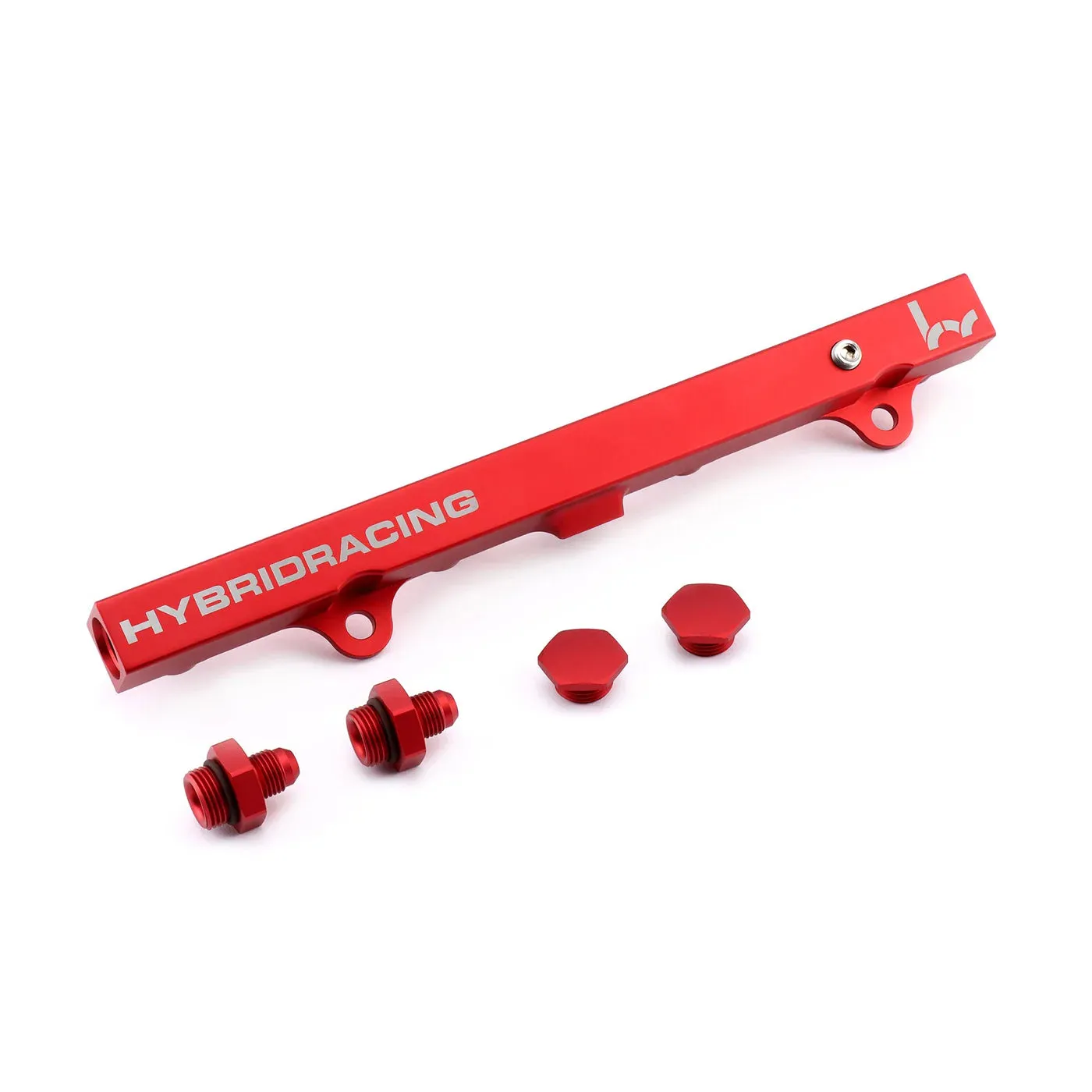 Hybrid Racing K-Series Swap Fuel Rail (K-Swap & Universal) RED - HYB-FRL-01-03