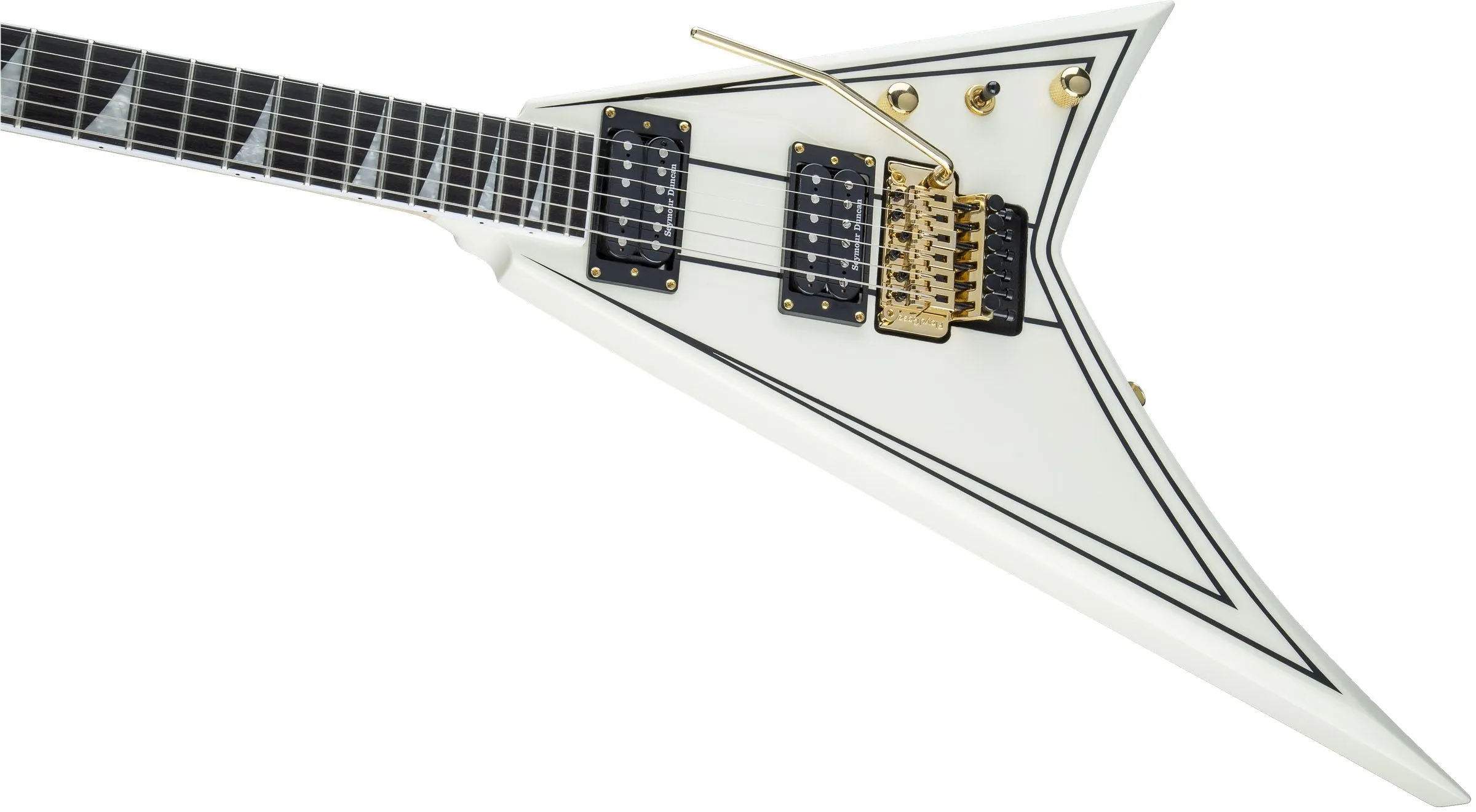 Jackson Pro Series Rhoads RR-3, Ivory with Black Pinstripes