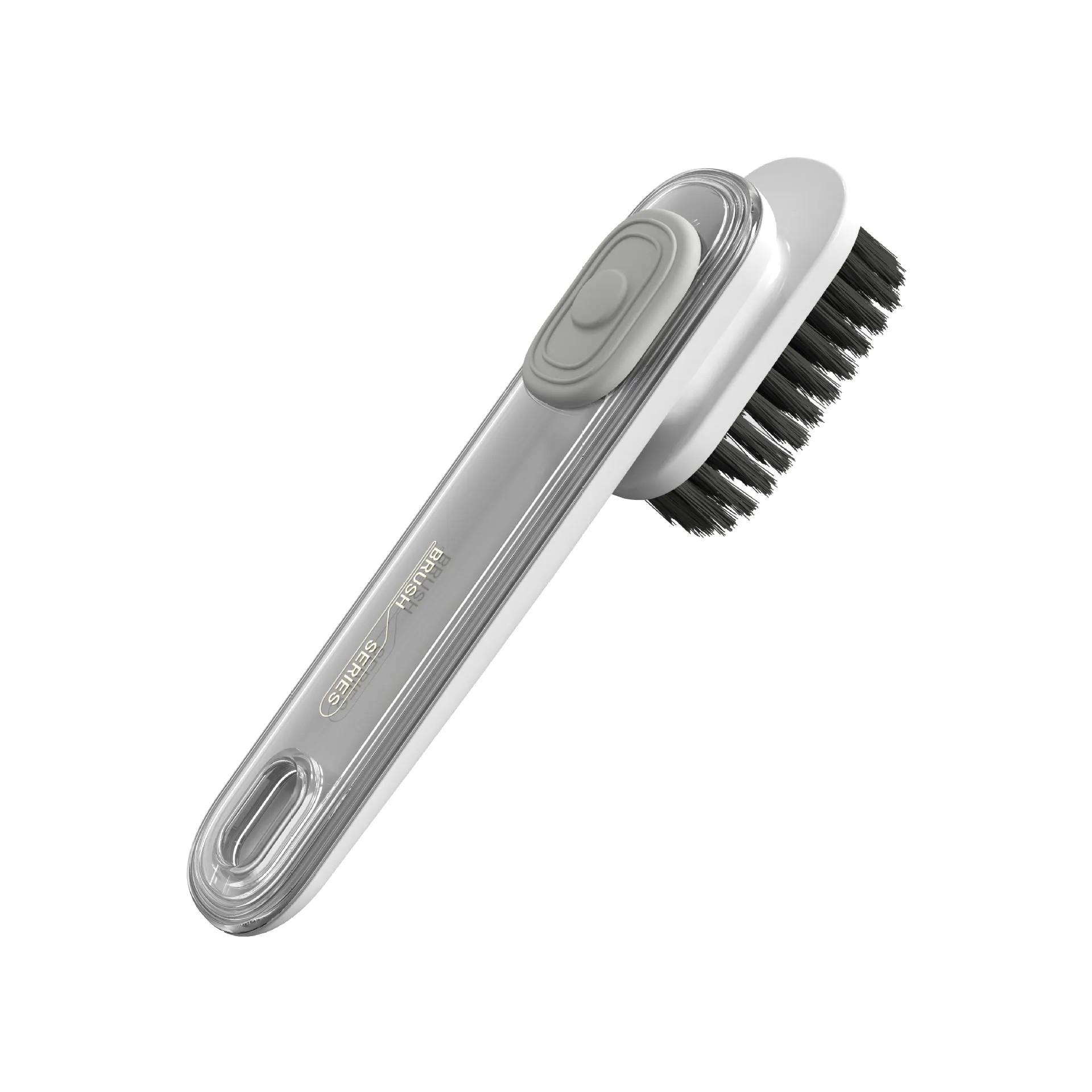 Liquid-adding Press-type Soft-bristle Shoe Brush, HG0153