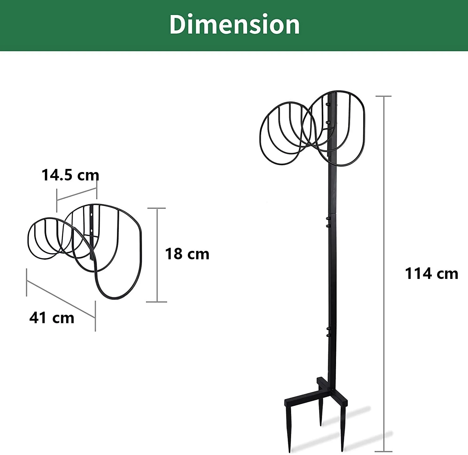 Manger Style Metal Garden Hose Stand