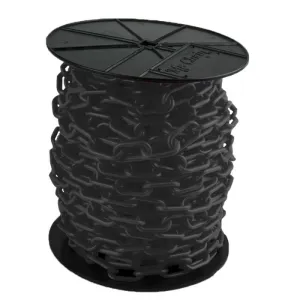 Mr. Chain 2" Reel Chain 125'-Black (2" x 125', Black)