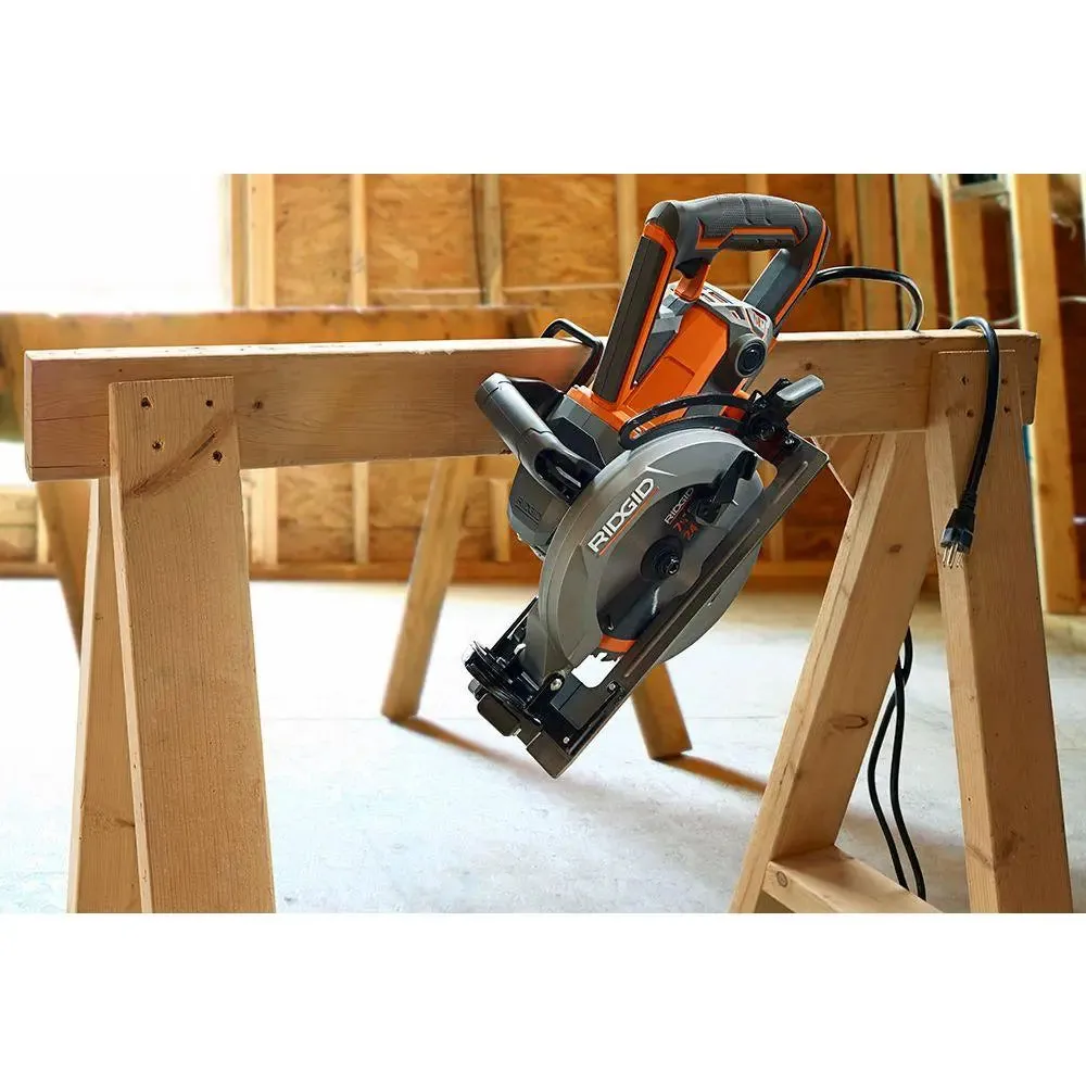 Open Box -  RIDGID THRUCOOL 7-1/4 in. Worm Drive Corded Circular Saw