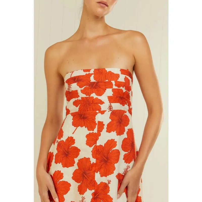 Primrose Dress | Red Hibiscus