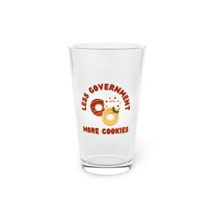 "Less Government" Pint Glass for Santa