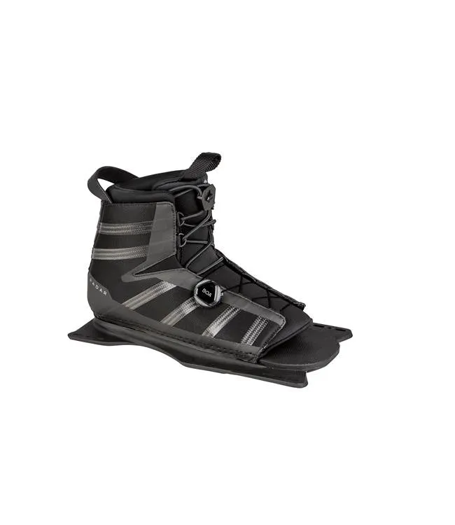 Radar Vapor Pro Build Slalom Ski with Vector BOA Boot & BOA RTP (2022) - Black