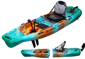 ReelYaks Radar 10ft Modular Pedal Fishing Kayak