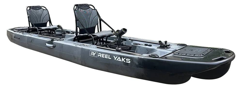 ReelYaks Raider 14ft Tandem Modular Pedal Fishing Kayak