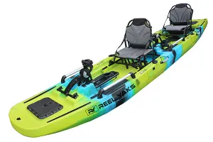 ReelYaks Rogue 14.3ft Tandem Modular Pedal Fishing Kayak