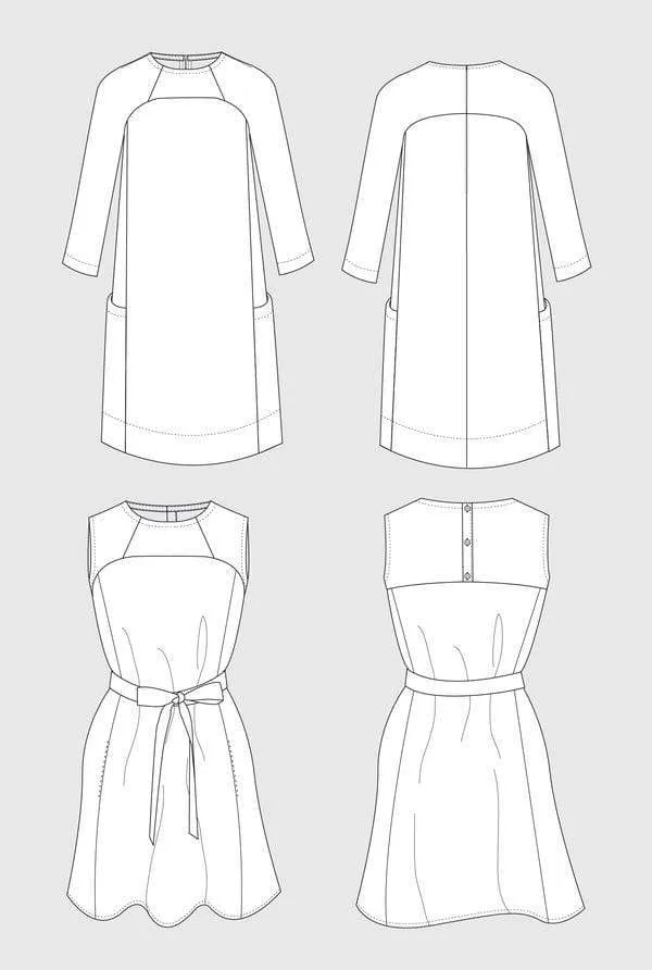 Rushcutter Dress - In the Folds Sewing Patterns