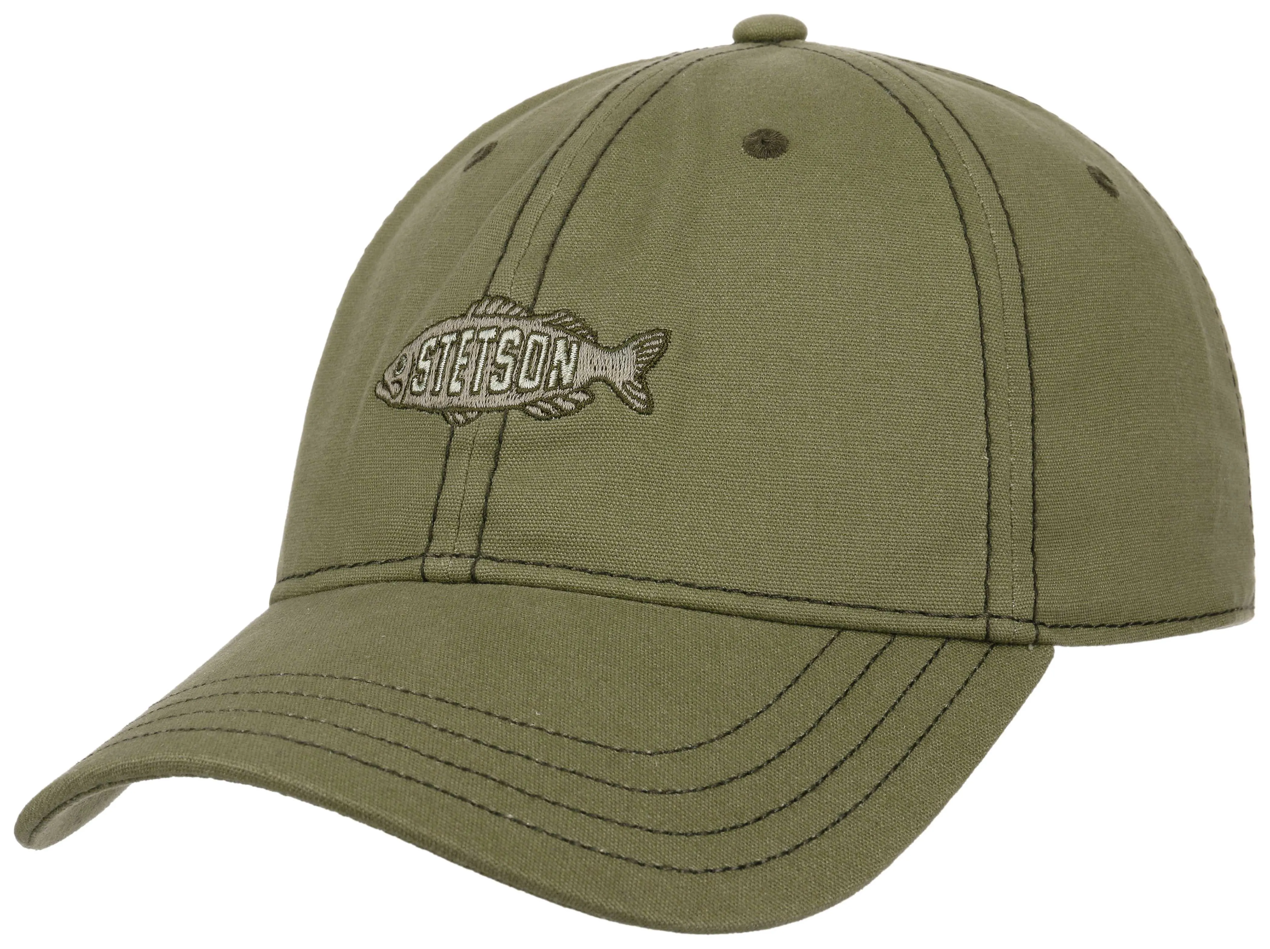 Stetson Men&#x27;s Baseball Cap Fishing Olive | Buy Stetson Men&#x27;s Baseball Cap Fishing Olive here | Outnorth