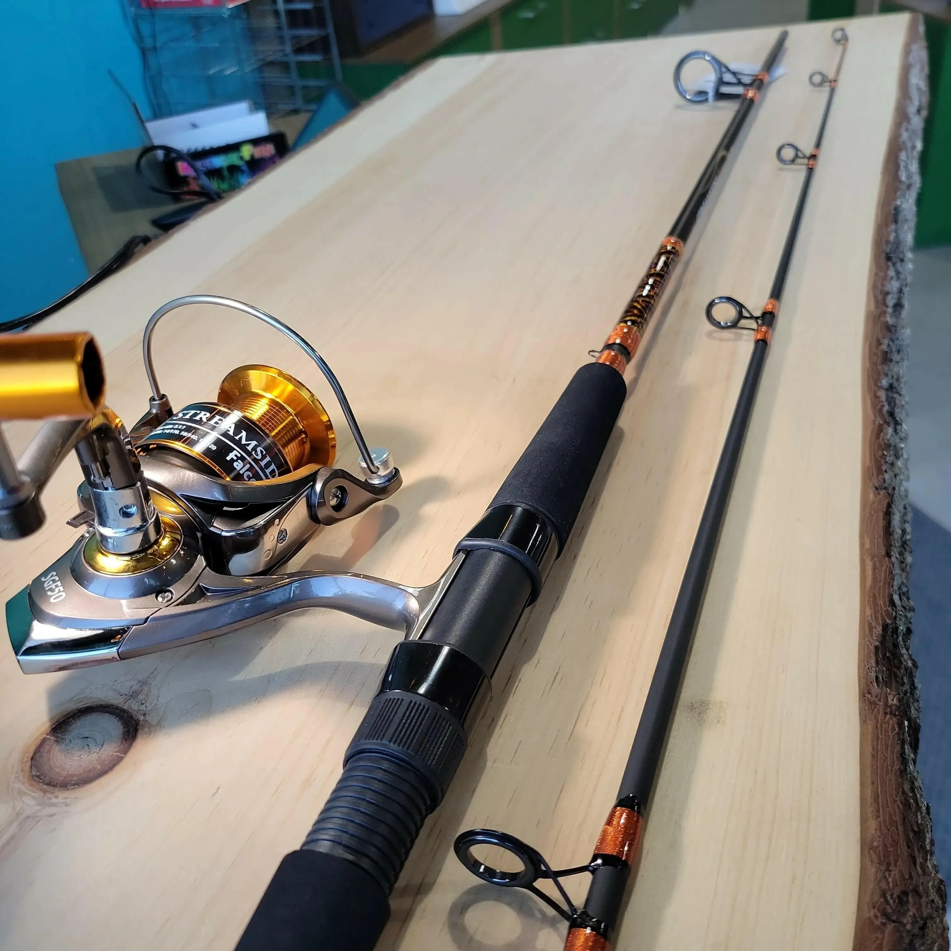 Streamside Golden Falcon Rod Reel Combo 2pc 7ft