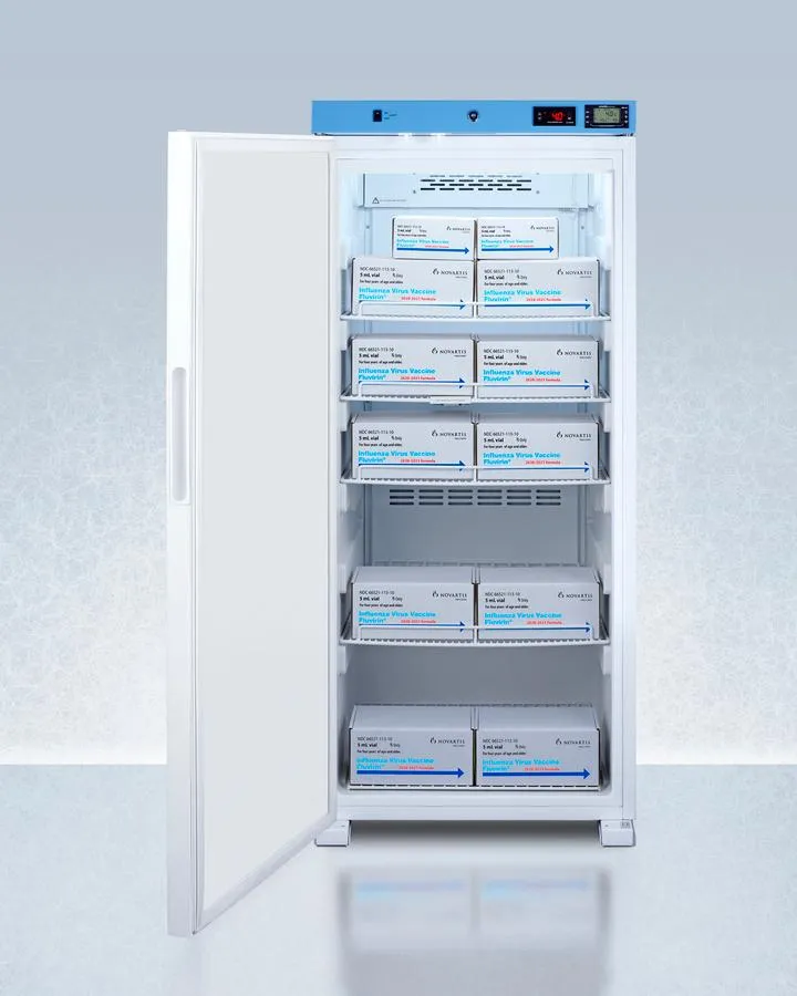 Summit ACR1011WNSF456LHD 24" Wide Upright Medical Refrigerator, Certified To Nsf/ansi 456 Vaccine Storage Standard